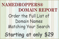 Namedroppers Domain Report